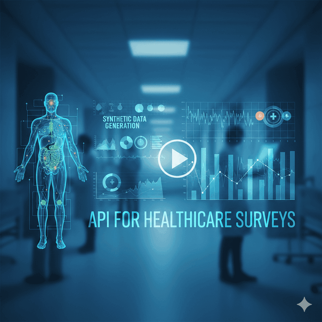 Synthetic Data API for Surveys in Healthcare